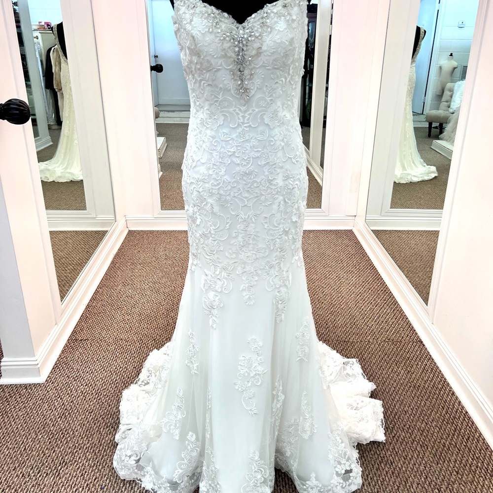David Tutera Bridal Gown #116220 Colesha Size 12 Ivory